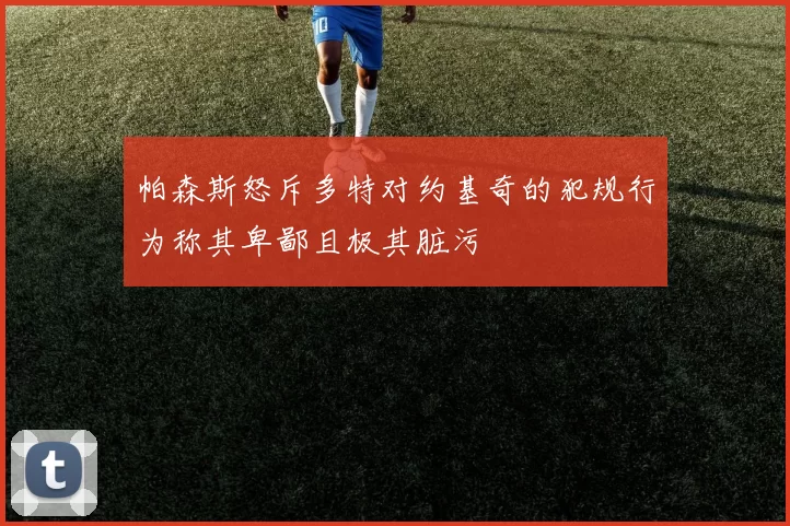 帕森斯怒斥多特对约基奇的犯规行为称其卑鄙且极其脏污